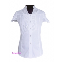 Красивая блузка с кружевом для девочки AHSEN