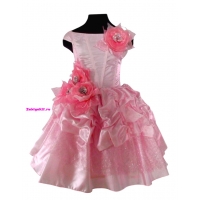 Нарядное розовое платье для девочки Alensia