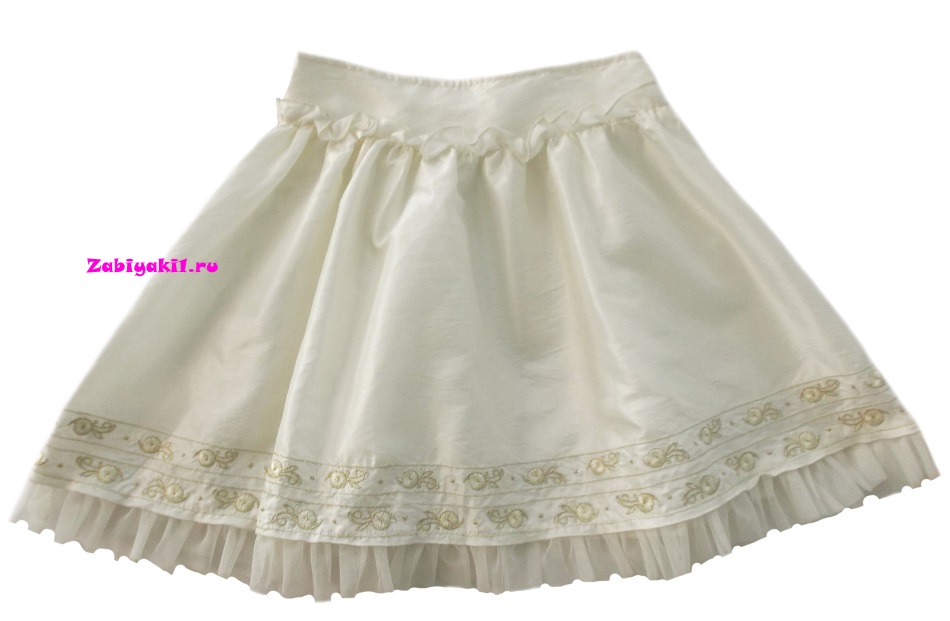 Атласная юбка для девочки Deloras
