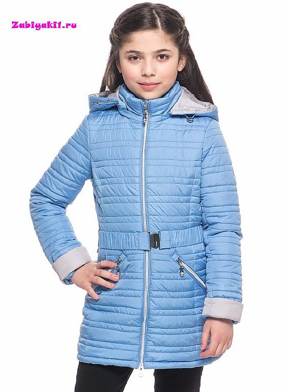 Голубое пальто для девочки Snowimage junior