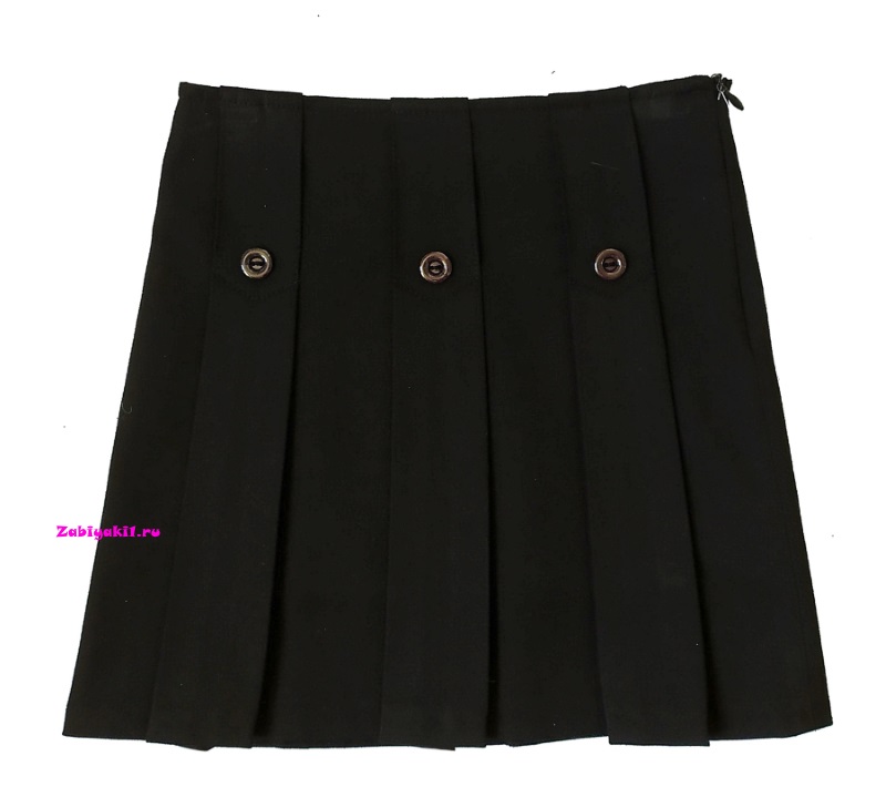 Черная школьная юбка для девочки Herdal
