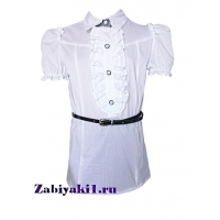 Школьная блузка для девочки с поясом Deloras