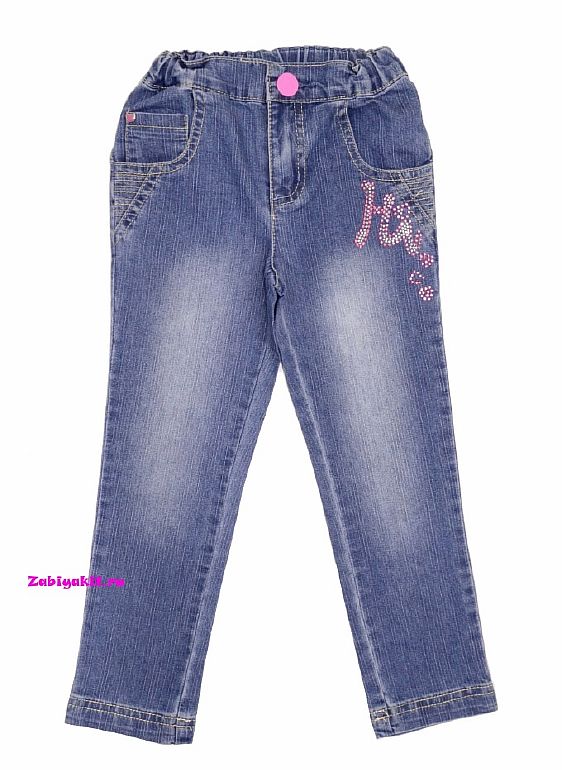 Детские джинсы со стразами для девочки Deloras