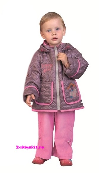 Детская куртка для девочки 1-2-3 года Батик
