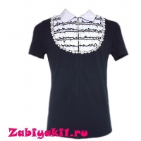 Комбинированная блузка для девочки подростка Deloras
