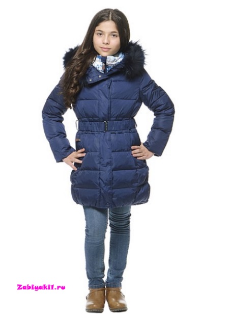 Пуховое пальто для девочки подростка Snowimage junior