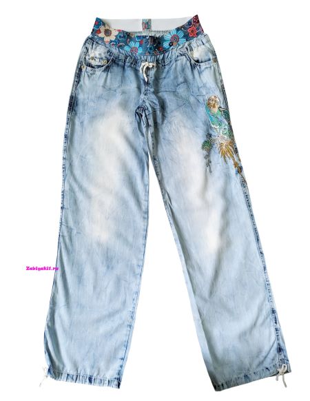 Летние джинсы для девочки Gofi